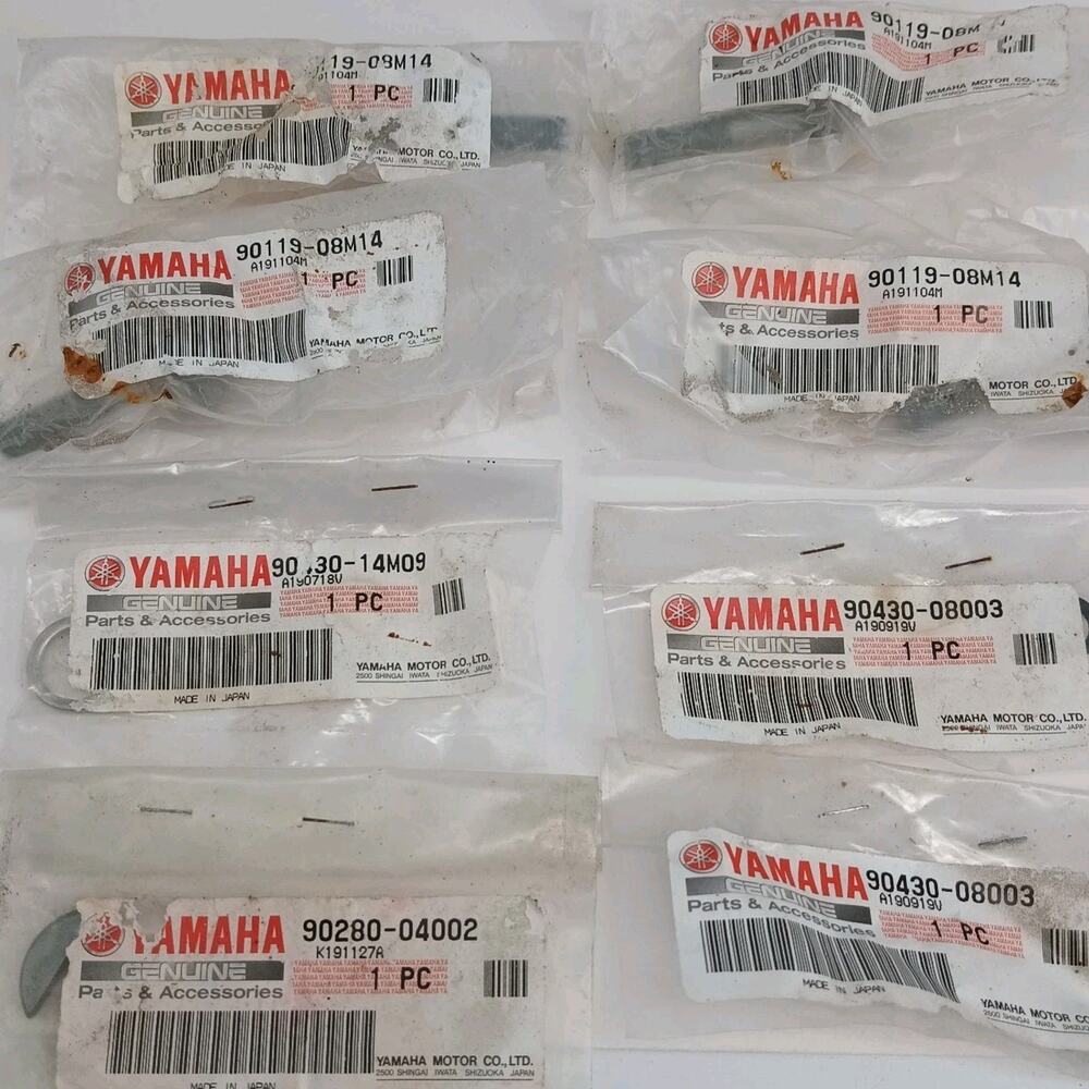 4+4X Genuine Yamaha Marine 90119-08M14-00 w Washer Bolt + New Factory Boat Parts